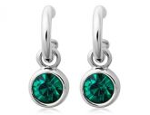 Rigant 18K RGP liga brincos com cristal (azul)