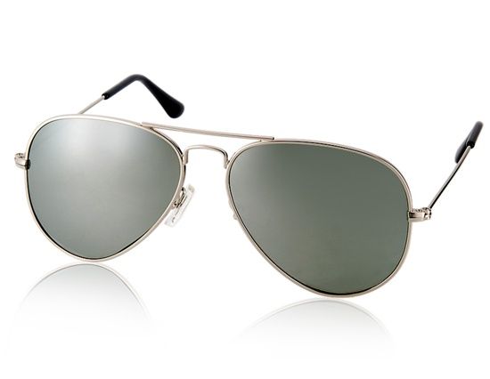 Oreka 025 Prata Nickel Alloy Frame & Prata G15 ópticas
