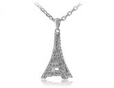 RED APPLE Crystal Tower em forma de colar