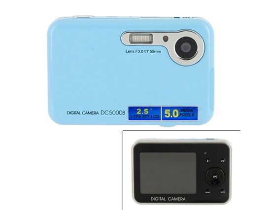 DC5000B Câmera Digital (azul)