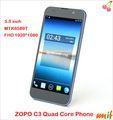 ZOPO C3 5.0 Polegadas Quad núcleo celular MTK6589T 1.5GHz FH