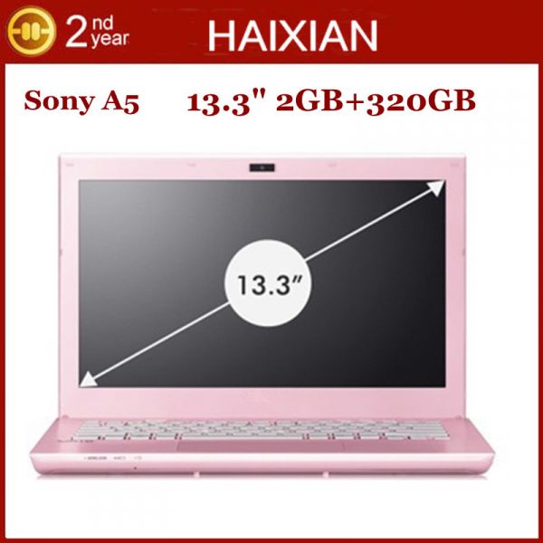 DHL livre New 13.3 "polegadas Intel Atom D2500 2GB RAM