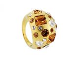 Rigant Exquisite 18K RGP Diamond Ring 8 ½ # (Branco)