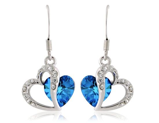 Italina Blue Sea Série II Romantic Versão Brinco(Ouro Branco