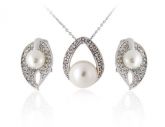 Rigant Pearl & Brincos de cristal do parafuso prisioneiro co