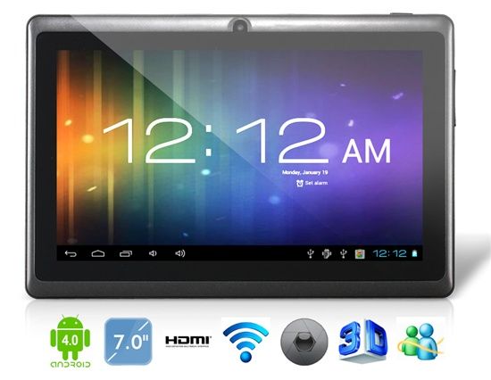 Android 4.0.4 A13 1.2GHz Tablet PC com 3G externa, a reprodu