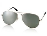 Oreka 025 Prata Nickel Alloy Frame & Prata G15 ópticas