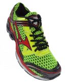 Tênis Mizuno Wave Creation 13 Verde Limão com Vermelho MOD:1