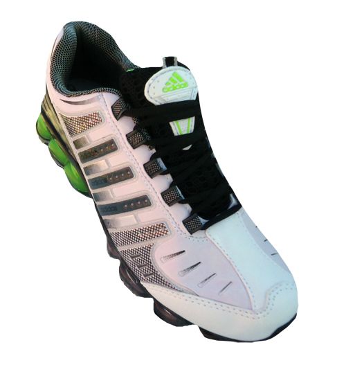 Tênis Adidas Revolution Branco e Verde MOD:10138
