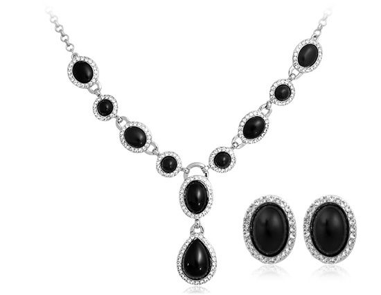 (Focal Price)Banhados a ouro bran18k Oval Pingente e brinco