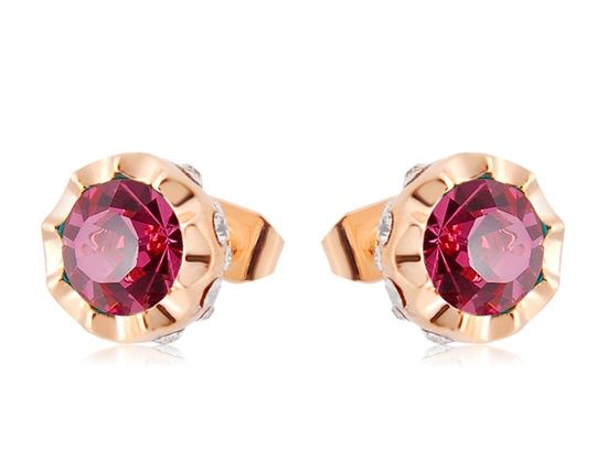 Rigant 18K RGP liga Brinco Básico (rosa)