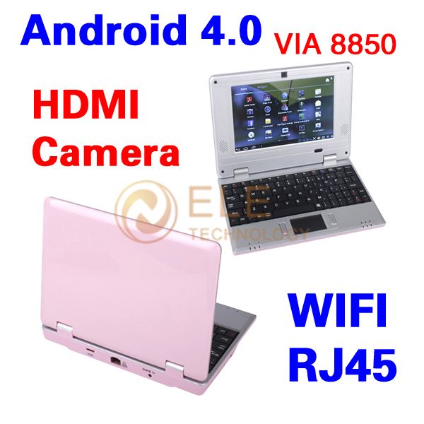 VIA8850 A9 1.2Ghz 512MB 4GB HDMI Camera WIFI RJ45 Android 4.